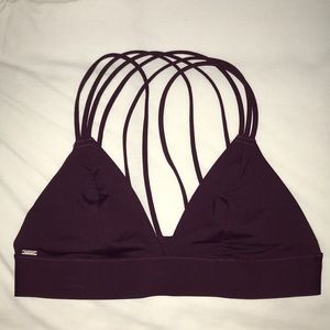 PINK bonded strappy bralette